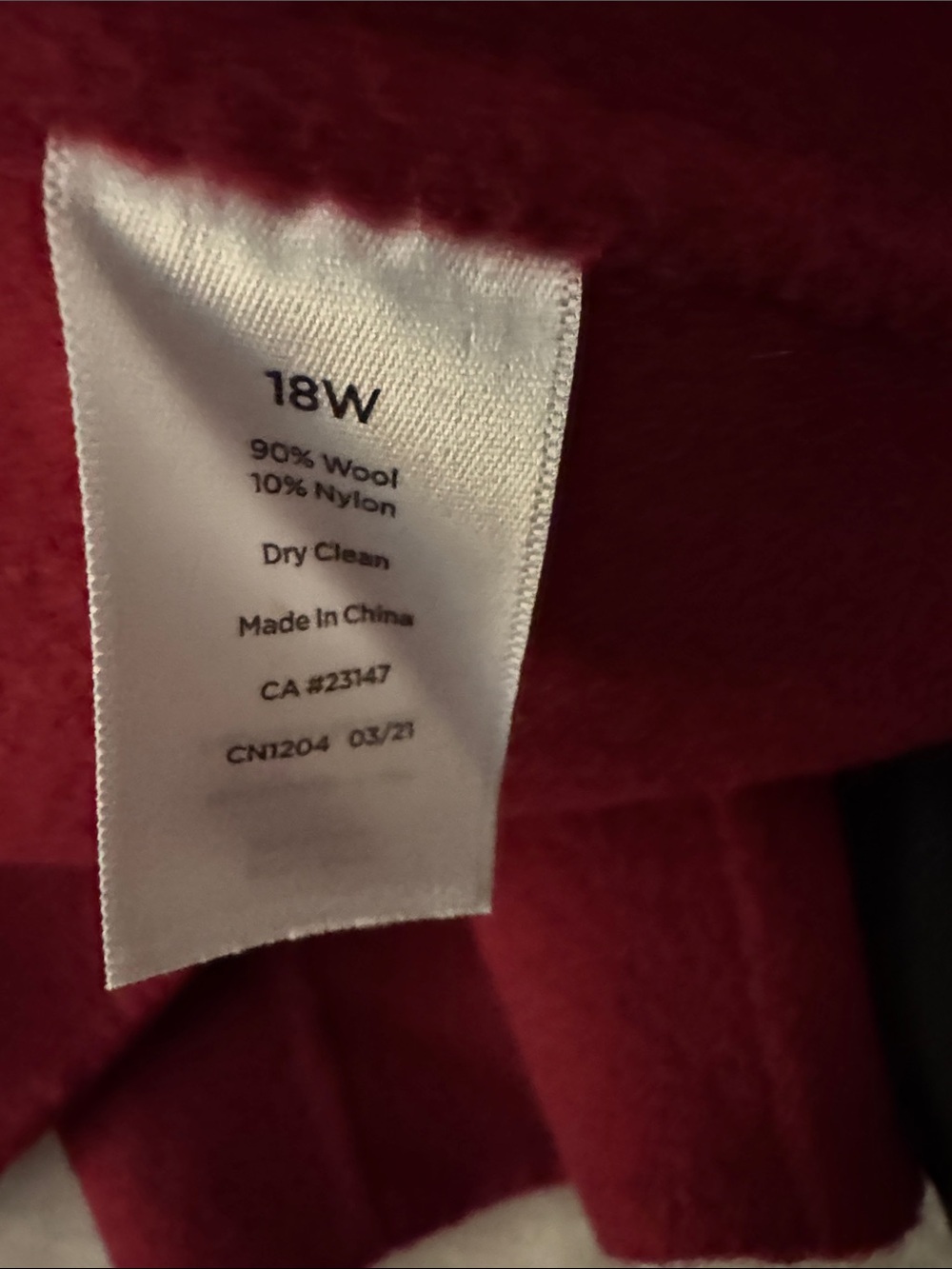 Talbots Burgundy Single-Button jacket - Picture 5 of 5
